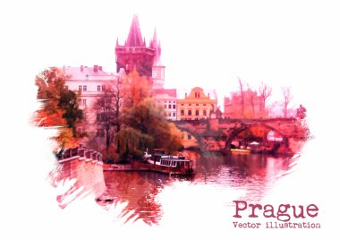 Prag vektör çizim