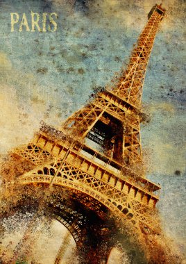 Paris. Eyfel Kulesi.