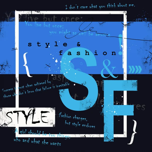 Concept de nuage de mots STYLE et FASHION. — Photo