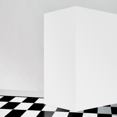 Galeri iç boş duvar ile