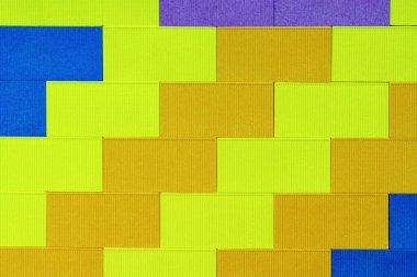 Çocuklar için renkli köpük döşeme