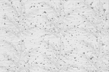 Beyaz duvar ya da yaprak desenli gri kağıt dokusu, soyut çimento yüzey arka planı, beton desen, boyalı çimento 