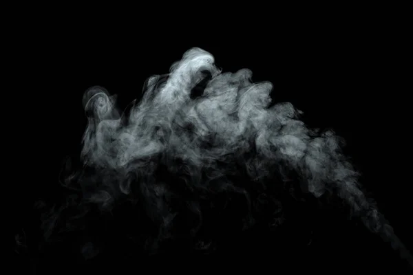 Absztrakt Por Vagy Füst Fekete Alapon Izolálva — Stock Fotó