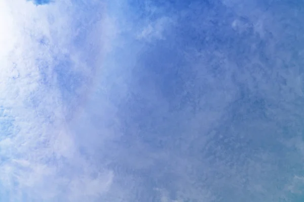 Nuvola Bianca Sfondo Cielo Blu Con Spazio Copia — Foto Stock