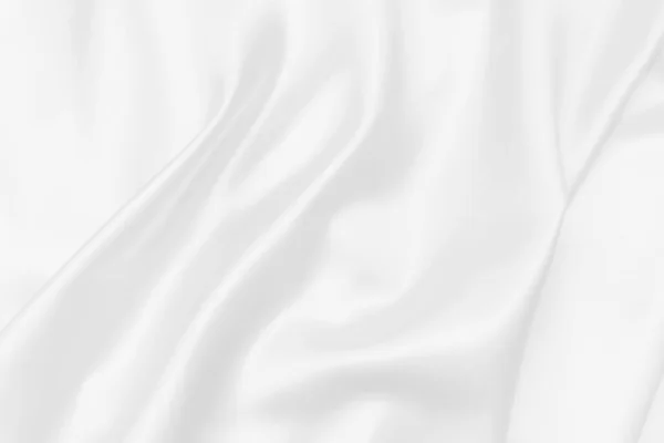 White Satin Fabric Texture Soft Blur Background — Stock Photo, Image