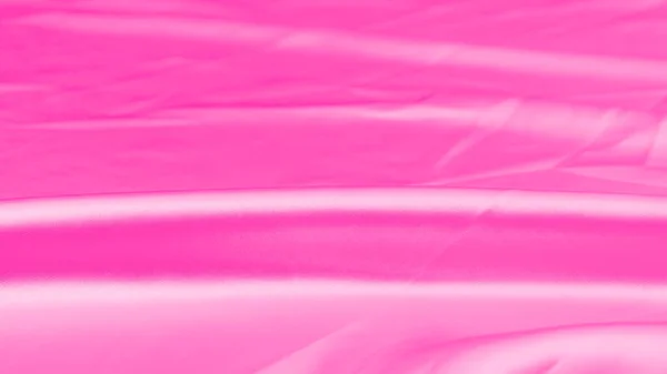 Kunststoff Rosa Satin Stoff Textur Weich Verschwimmen Hintergrund — Stockfoto