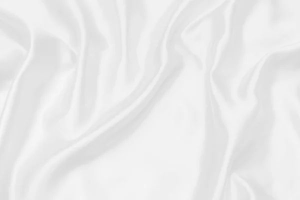 White Satin Fabric Texture Soft Blur Background — Stock Photo, Image