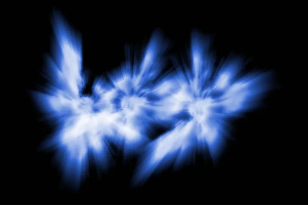 Blå Stråle Ljus Blast Suddig Bild Abstrakt Bakgrund Pensel Effekt — Stockfoto