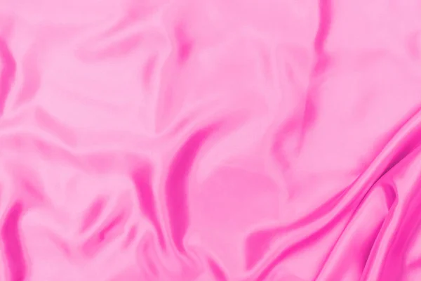 Kunststoff Rosa Satin Stoff Textur Weich Verschwimmen Hintergrund — Stockfoto