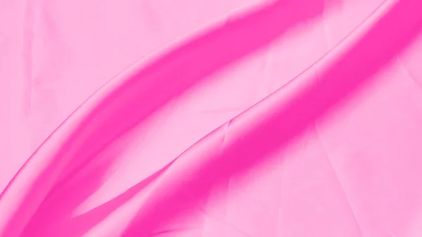 Kunststoff Rosa Satin Stoff Textur Weich Verschwimmen Hintergrund — Stockfoto