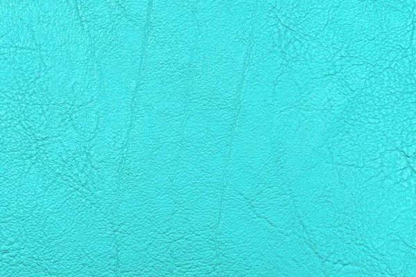 Cyan Teal Leather Texture Background — Stock Photo, Image