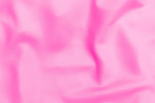 Plastic Roze Satijnen Stof Textuur Zachte Wazig Achtergrond — Stockfoto
