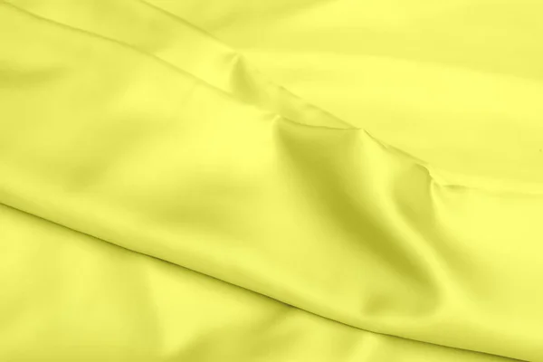 黄缎面料质感柔和模糊背景 — 图库照片