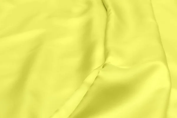 Žlutá Saténová Textura Měkké Rozmazané Pozadí — Stock fotografie