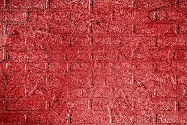 Parede Vermelha Textura Papel Fundo Superfície Cimento Abstrato Padrão Concreto — Fotografia de Stock