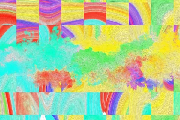 Pastel Colorido Abstracto Con Fondo Texturizado Multicolor Degradado Diseño Gráfico —  Fotos de Stock