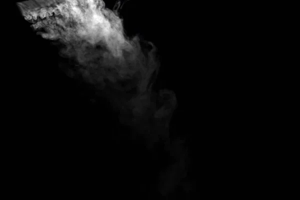 Abstract Powder Smoke Isolated Black Backgroun — Stock Photo, Image