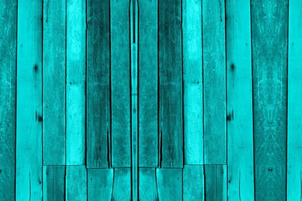 Cyaan Teal Hout Plank Textuur Abstracte Achtergrond Ideeën Grafisch Ontwerp — Stockfoto