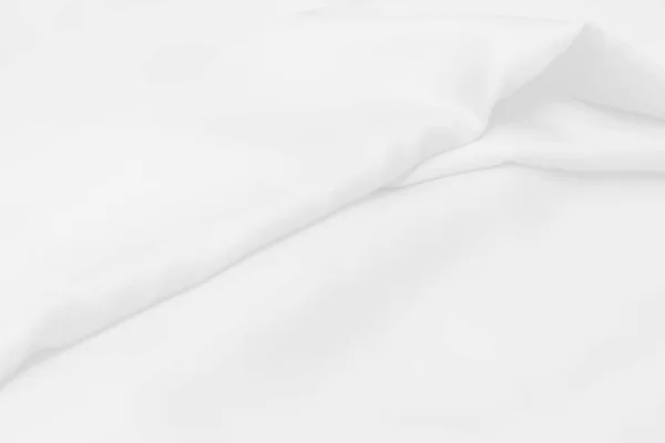 Белый Атласная Ткань Текстура Мягкий Фон Размытие — стоковое фото