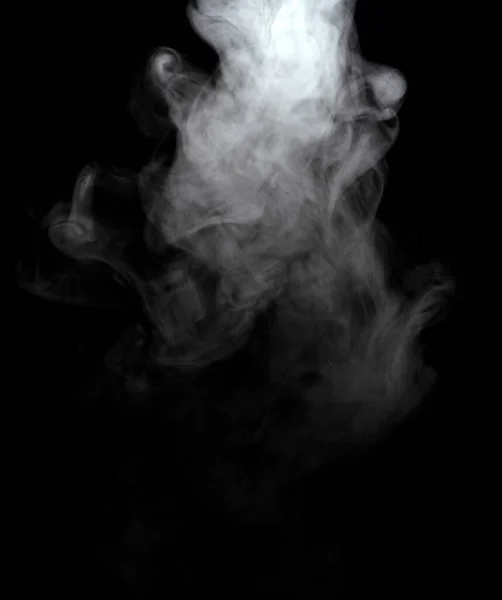 Абстрактный Порошок Эффект Дыма Черном Фоне — стоковое фото