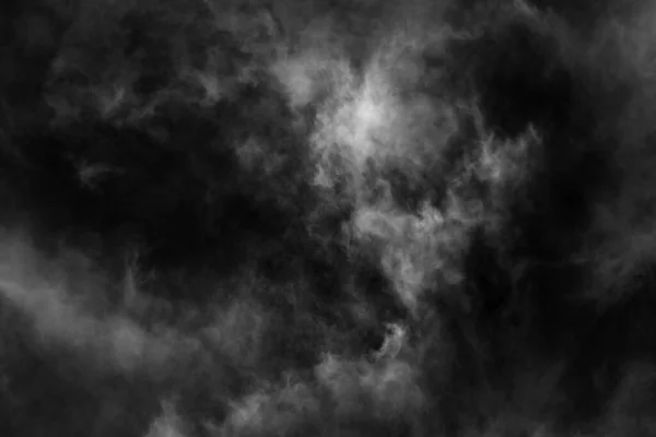 Nuage Blanc Ciel Noir Fond Texturé — Photo