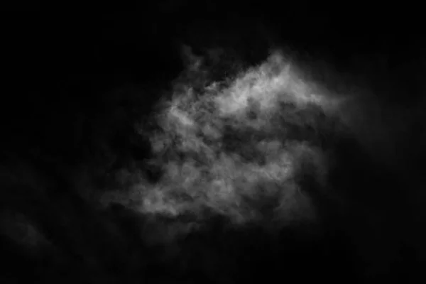 Nuage Blanc Ciel Noir Fond Texturé — Photo