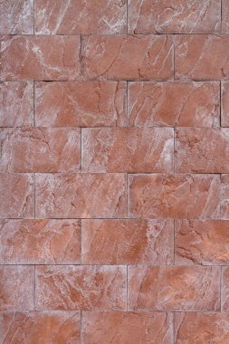 Kahverengi tuğla duvar desenli, soyut arkaplan