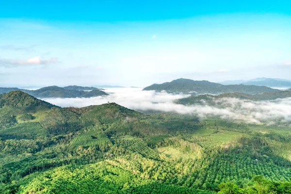 Zee Van Mist Landschap Thailand — Stockfoto