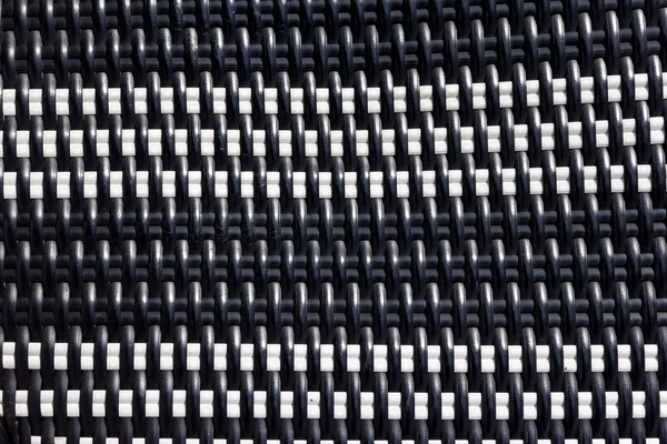 Білий Чорний Пластиковий Тканий Текстурний — стокове фото