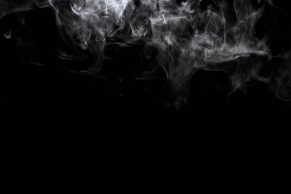 Абстрактный Порошок Эффект Дыма Черном Фоне — стоковое фото