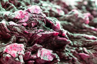 Yakın plan renkli volkanik kaya arkaplanı