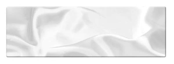 Top Long Table White Satin Fabric Texture Soft Blur Background — Stock Photo, Image