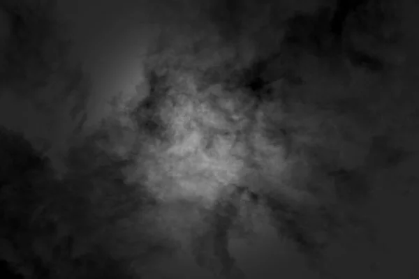 Nube Blanca Fondo Texturizado Cielo Negro — Foto de Stock