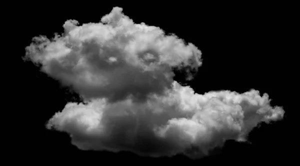 Humo Texturizado Nube Blanca Abstracta Aislada Sobre Fondo Negro Efecto —  Fotos de Stock