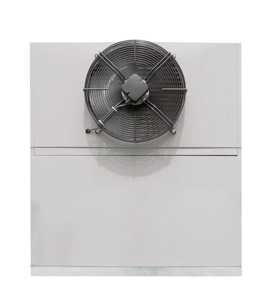 Compressor Unit Air Conditioner Isolated White Background Include Clipping Path — Stock Photo, Image