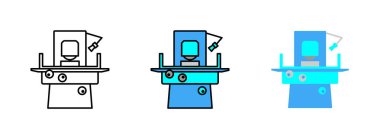 Öğütücü makine simgesi web tasarımı için beyaz arkaplanda izole edildi