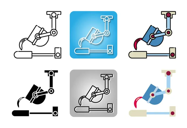 Conjunto Iconos Horno Moldes Aislados Sobre Fondo Blanco Para Diseño — Archivo Imágenes Vectoriales