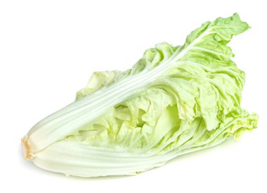 Beyaz tenli taze Çin lahanası.