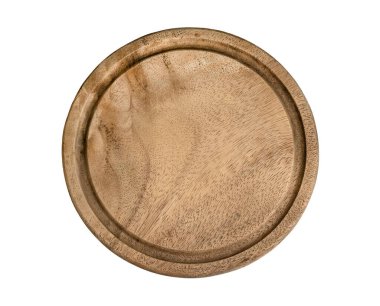 Tahta plaka beyaz arkaplanda izole edildi