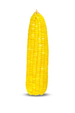 beyaz arkaplanda izole mısır 