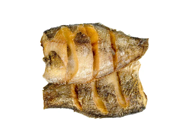 Τηγανητά Ψάρια Γκουράμι Απομονωμένα Λευκό Φόντο — Φωτογραφία Αρχείου