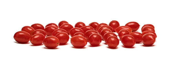 Cherry Tomaat Geïsoleerd Witte Achtergrond — Stockfoto