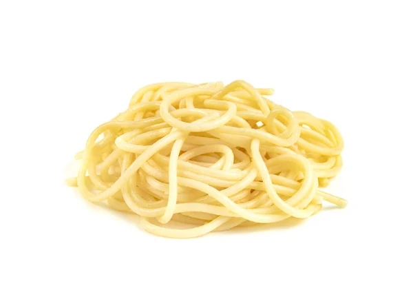 Spaghetti Nudlar Isolerade Vit Bakgrund — Stockfoto
