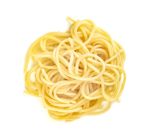 Nouilles Spaghetti Isolées Sur Fond Blanc — Photo