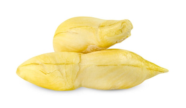 фрукты дуриана изолированы на белом фоне, тайские фрукты, включают в себя обрезку пути