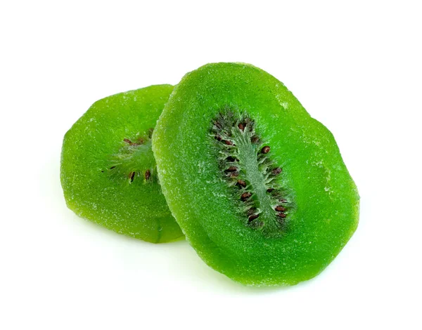 Dried Kiwi Fruit Isolated White Background — Stock Photo, Image