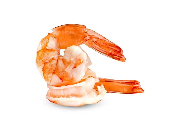 Shrimp Isoliert Auf Weißem Hintergrund — Stockfoto