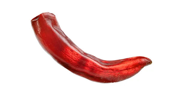 Красный Молотый Паприка Сухой Перец Чили Изолированы Белом Фоне — стоковое фото