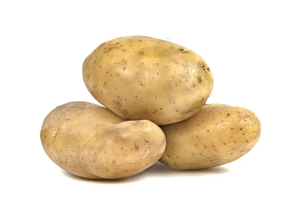 Kartoffeln Isoliert Auf Weißem Hintergrund — Stockfoto