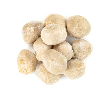 et topu beyaz arkaplanda izole